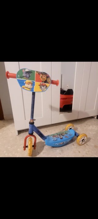 Patinete 3 Ruedas Patrulla Canina