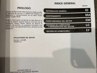 NISSAN TRADE 3.0 BD30 MANUAL DE TALLER PIEZAS
