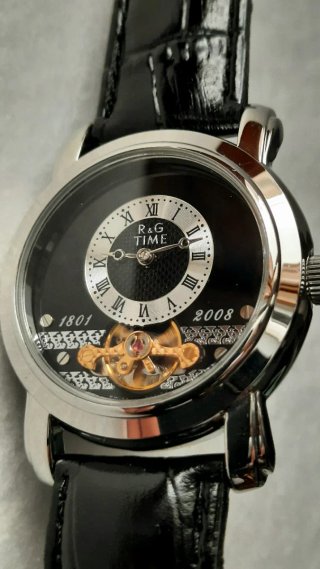Orologio R&G TIME automatico nero/argento