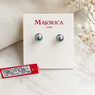 Pendientes Majorica Perla Dorada Multicolor