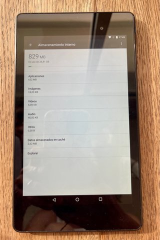 Tablet Asus Nexus 7 Negra