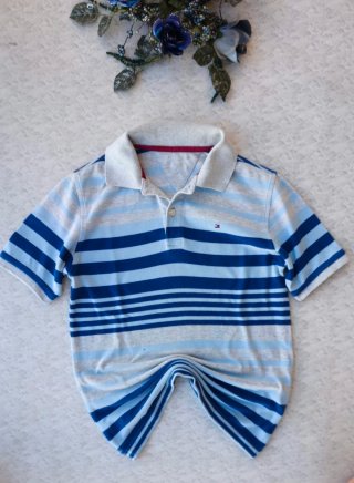 Polo Tommy Hilfiger Uomo Righe Taglia S