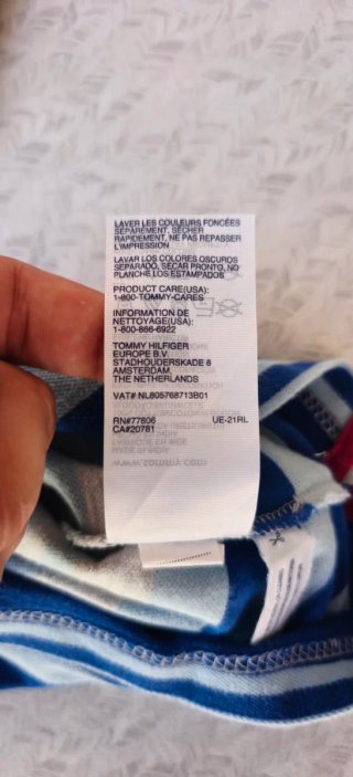 Polo Tommy Hilfiger Uomo Righe Taglia S