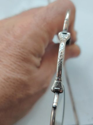 Impertinentes/Binoculares de mano S. XIX plata