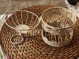 Gabbietta decorativa vintage shabby chic