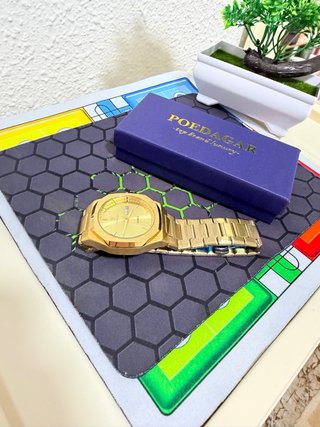 Reloj Dorado Hombre