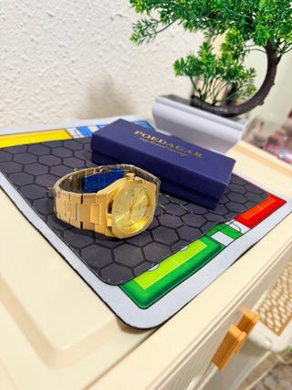 Reloj Dorado Hombre