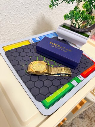 Reloj Dorado Hombre