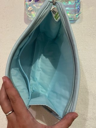Pack 2 neceseres azul y transparente nuevos