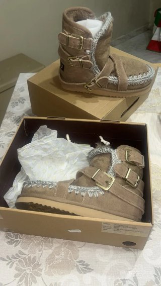 Mou Stivali Donna Beige/Marrone