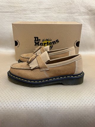 Mocassini Dr. Martens Pelle Beige/Marrone Tg 40
