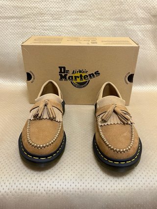 Mocassini Dr. Martens Pelle Beige/Marrone Tg 40