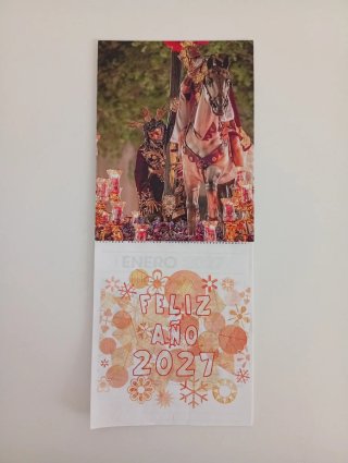 Calendario de nevera Tres Caidas (Sevilla)