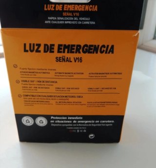Luz de emergencia V16 homologada