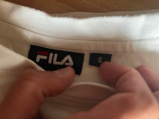 Camiseta Fila Blanca Logo