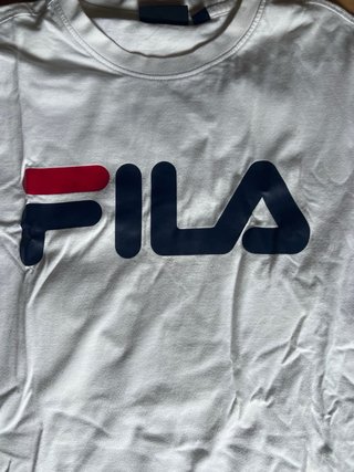 Camiseta Fila Blanca Logo