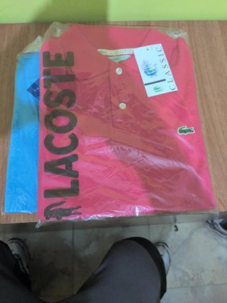 Camiseta Lacoste Rosa Talla M