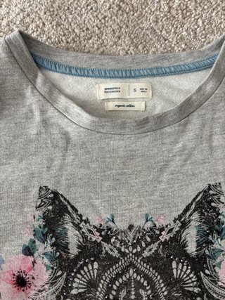Sudadera Springfield Lobo y Flores