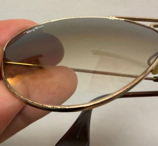 Gafas Ray-Ban Aviator RB3025 Dorado Marrón
