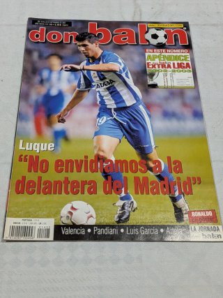 Revista Don Balón Extra Liga 2002-03 con apendice