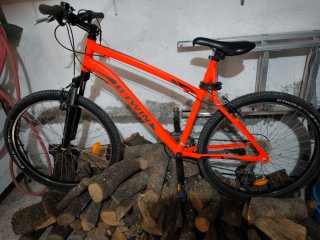 Bicicleta de Montaña Naranja BTWIN