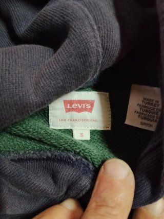 Felpa con cappuccio Levi's bicolore