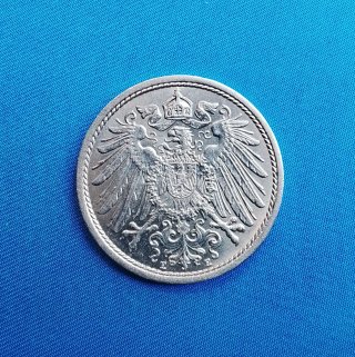 Moneda 10 Pfennig 1914-E Ceca Escasa en EBC.  IGM