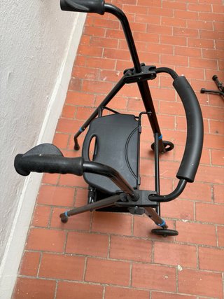 Andador Plegable con Asiento y Bolsa
