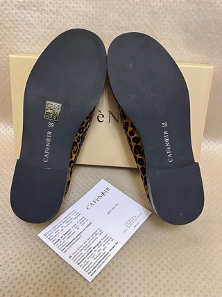 Mocassini CaféNoir Pelle Leopardata Tg 39
