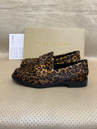 Mocassini CaféNoir Pelle Leopardata Tg 39