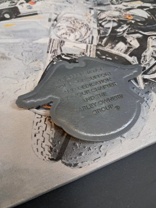 Harley Davidson Placa HOG 30 Aniversario