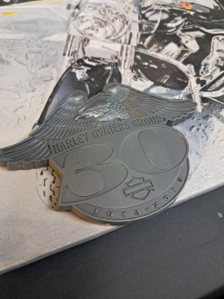 Harley Davidson Placa HOG 30 Aniversario