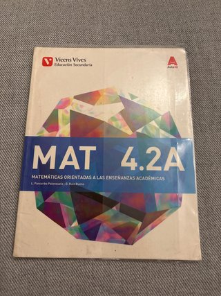 MAT 4A, Matemáticas orientadas a las enseñanzas...