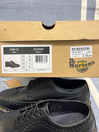 Dr. Martens Scarpe Vera Pelle Tg 40