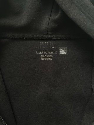 Felpa con cappuccio Ralph Lauren nera