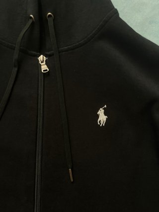 Felpa con cappuccio Ralph Lauren nera