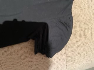 Camiseta algodón manga abullonada