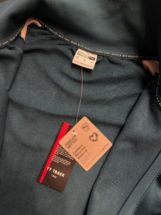 Felpa zip Puma L verde nuova con cartellino