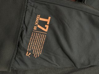 Felpa zip Puma L verde nuova con cartellino