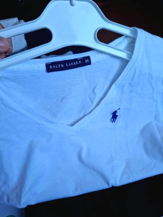 Maglietta Polo Ralph Lauren bianca XS