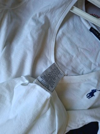 Maglietta Polo Ralph Lauren bianca XS
