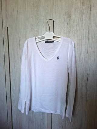 Maglietta Polo Ralph Lauren bianca XS