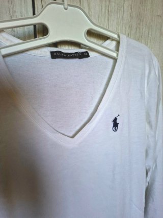Maglietta Polo Ralph Lauren bianca XS