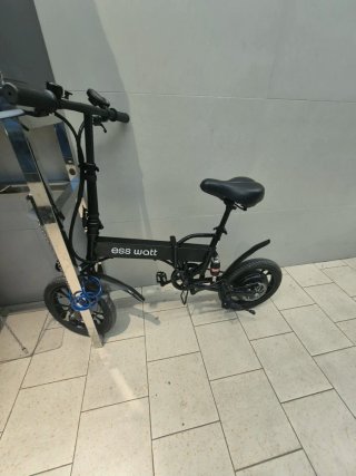 Bicicleta eléctrica plegable