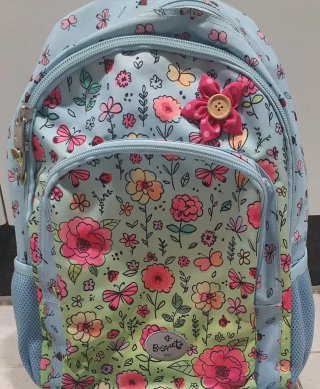 Mochila Busquets floral.