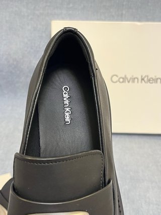 Mocassini Calvin Klein Pelle Nera Tg 39