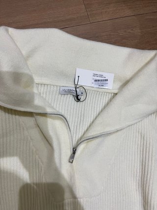 Jersey cuello alto cremallera M