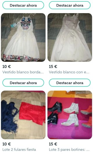 Lote Ropa Mujer talla S/M