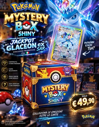 Mystery Box Pokémon - Jackpot Glaceon ex SAR ITA