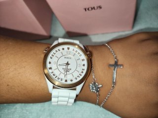 Reloj Tous Tender Time Blanco y Oro Rosa